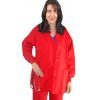 Scrub Jacket 2 pocket solid unisex full sleeve with rib and snap button